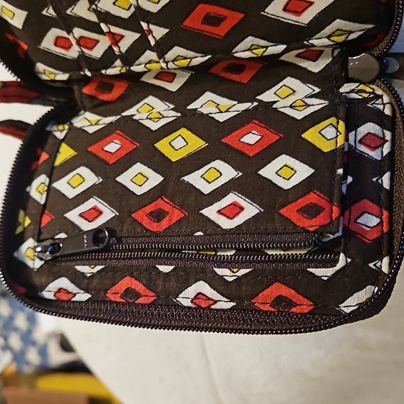 Vera Bradley Autumn Abstract Print Wristlet - Picture 4 of 7